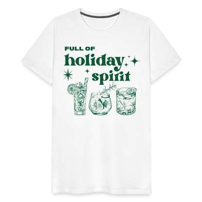 Full of Holiday Spirit T-Shirt - white