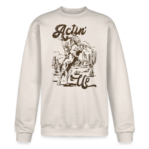 Actin' Up Unisex Powerblend Sweatshirt - Sand