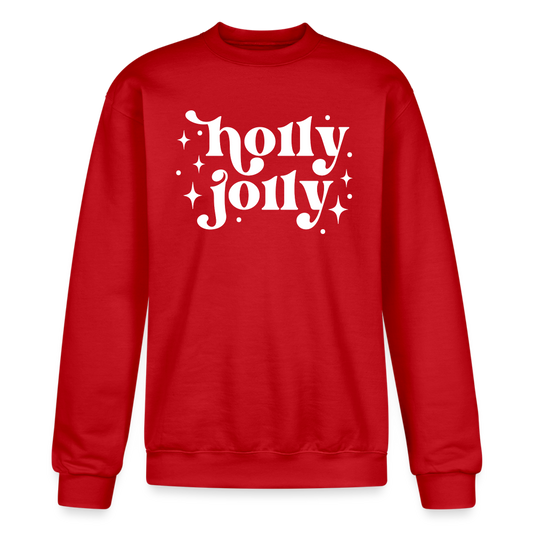 Holly Jolly Sweatshirt - Scarlet