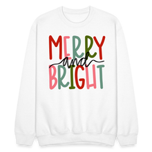 Load image into Gallery viewer, Merry and Bright Sweatshirt - white
