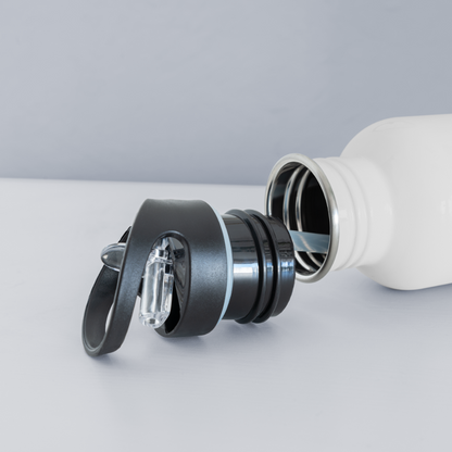 Vintage Holiday Water Bottle - white