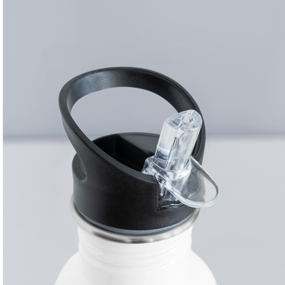 Vintage Holiday Water Bottle - white