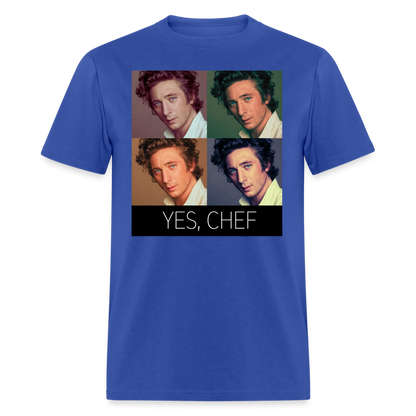 Yes, Chef - royal blue