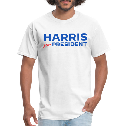 HARRIS for POTUS - Unisex Classic T-Shirt - white