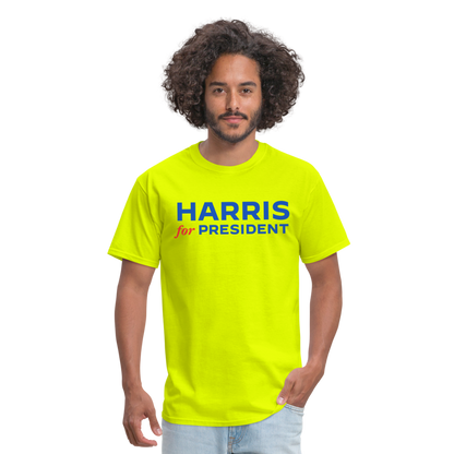 HARRIS for POTUS - Unisex Classic T-Shirt - safety green