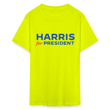 Load image into Gallery viewer, HARRIS for POTUS - Unisex Classic T-Shirt - safety green
