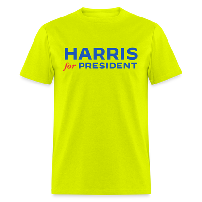 HARRIS for POTUS - Unisex Classic T-Shirt - safety green