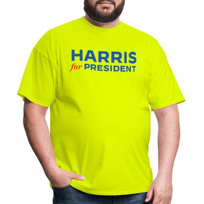 HARRIS for POTUS - Unisex Classic T-Shirt - safety green