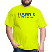 Load image into Gallery viewer, HARRIS for POTUS - Unisex Classic T-Shirt - safety green
