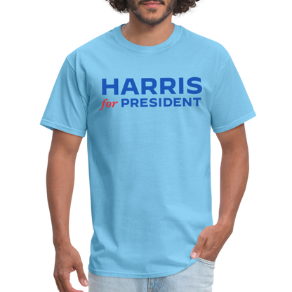 HARRIS for POTUS - Unisex Classic T-Shirt - aquatic blue