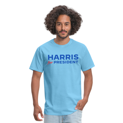 HARRIS for POTUS - Unisex Classic T-Shirt - aquatic blue