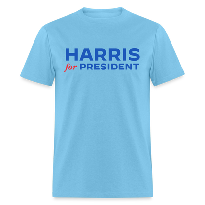 HARRIS for POTUS - Unisex Classic T-Shirt - aquatic blue