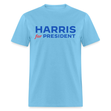 Load image into Gallery viewer, HARRIS for POTUS - Unisex Classic T-Shirt - aquatic blue
