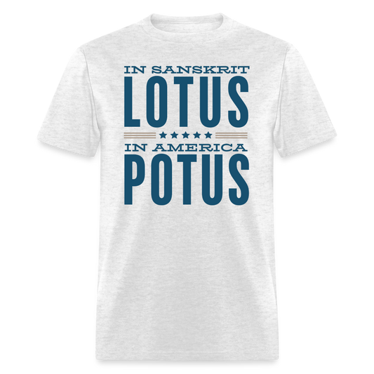 LOTUS POTUS V1 - Unisex Classic T-Shirt - light heather gray