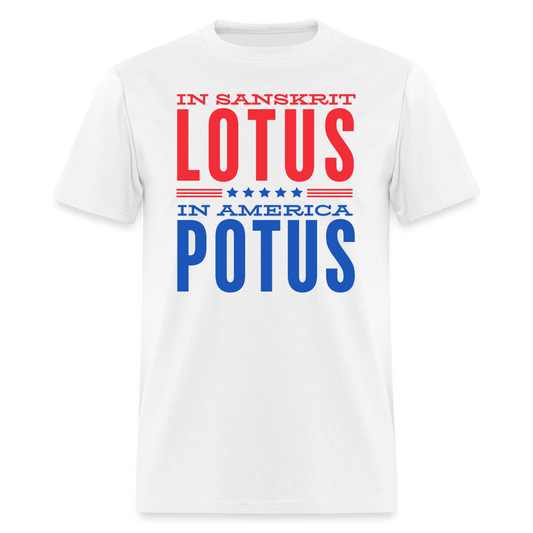 LOTUS POTUS V3 - Unisex Classic T-Shirt - white