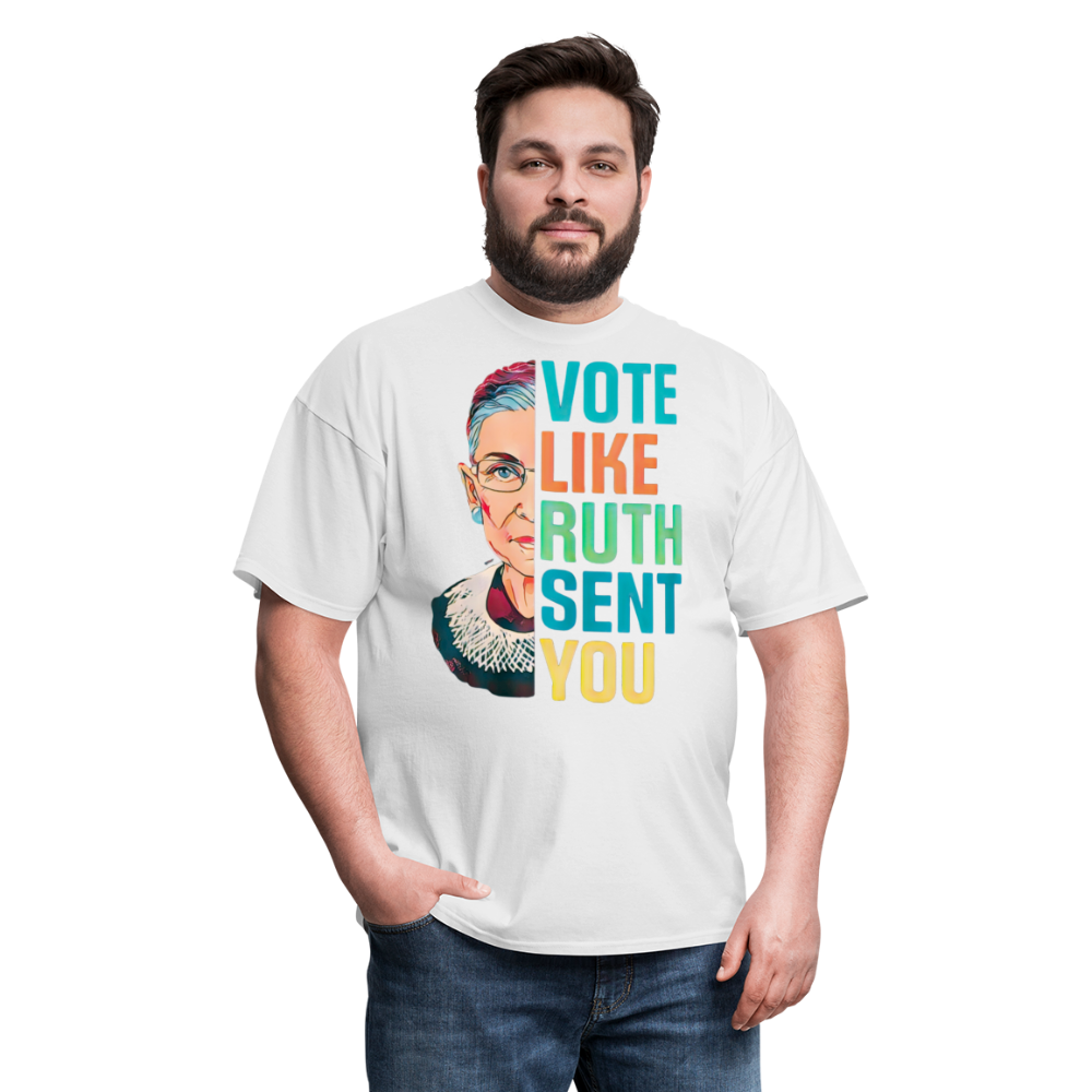 VOTE LIKE RUTH SENT YOU V2 - Unisex Classic T-Shirt - white