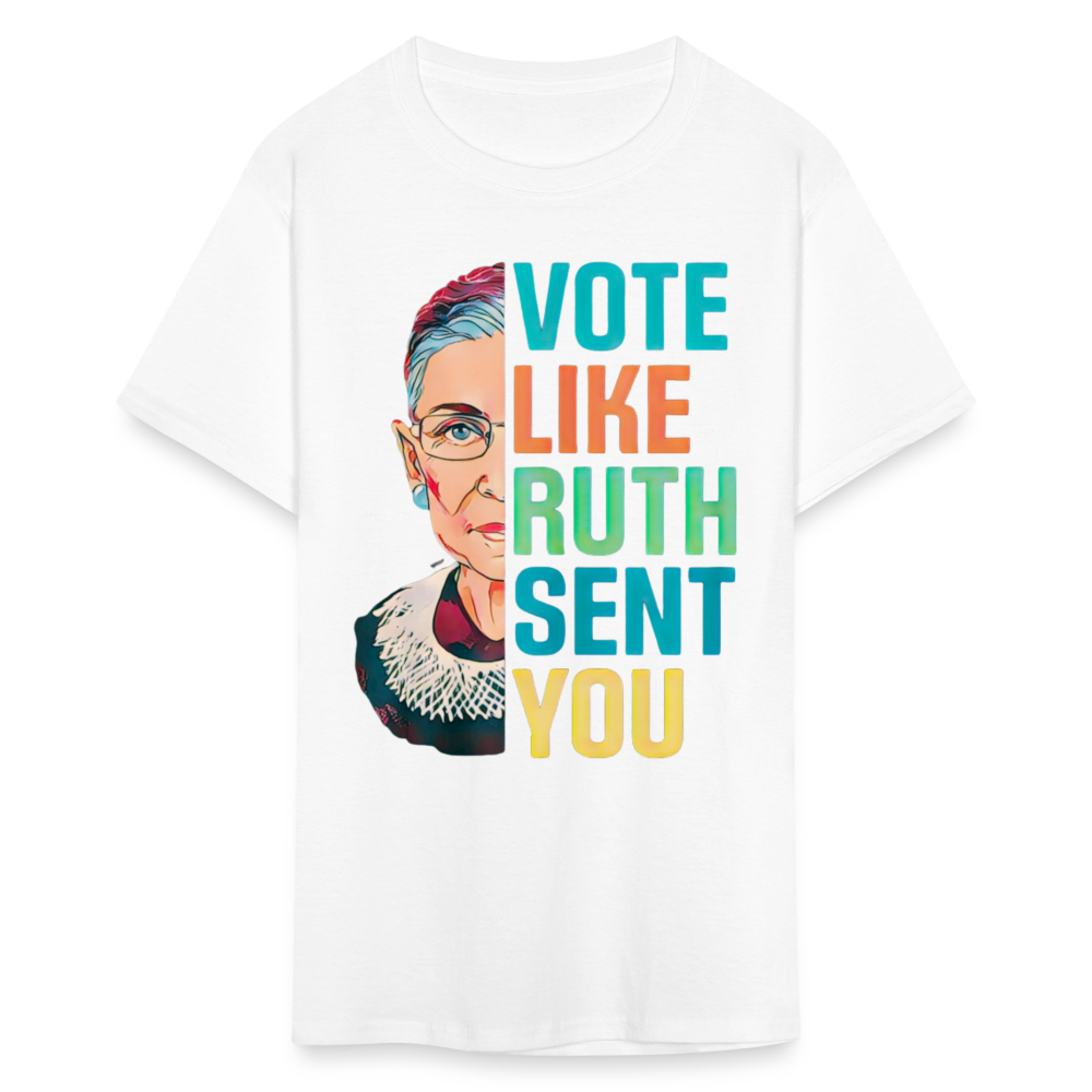 VOTE LIKE RUTH SENT YOU V2 - Unisex Classic T-Shirt - white