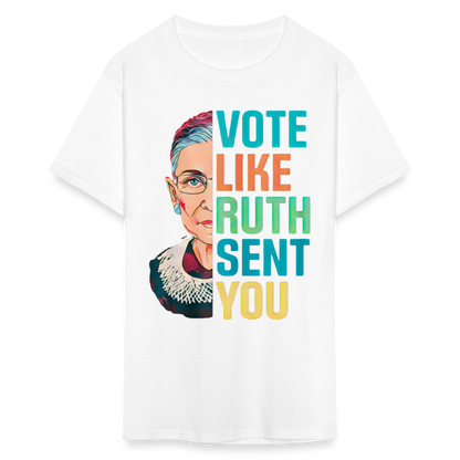 VOTE LIKE RUTH SENT YOU V2 - Unisex Classic T-Shirt - white