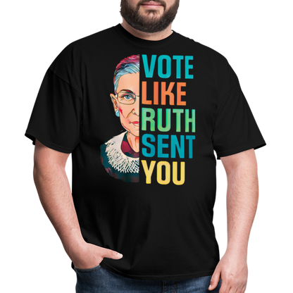 VOTE LIKE RUTH SENT YOU V2 - Unisex Classic T-Shirt - black