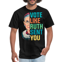 Load image into Gallery viewer, VOTE LIKE RUTH SENT YOU V2 - Unisex Classic T-Shirt - black
