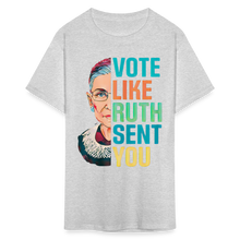 Load image into Gallery viewer, VOTE LIKE RUTH SENT YOU V2 - Unisex Classic T-Shirt - heather gray
