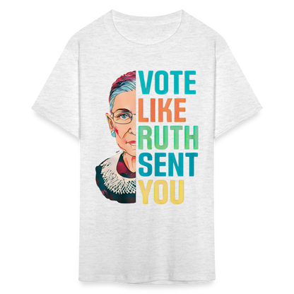 VOTE LIKE RUTH SENT YOU V2 - Unisex Classic T-Shirt - light heather gray