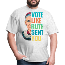 Load image into Gallery viewer, VOTE LIKE RUTH SENT YOU V2 - Unisex Classic T-Shirt - light heather gray
