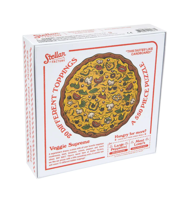 Veggie Supreme Pizza | 550 Piece Jigsaw Puzzle