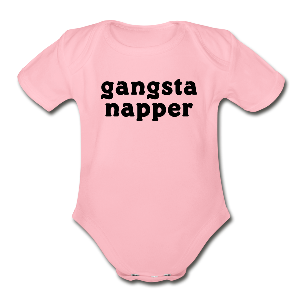 Gangsta Napper Bodysuit - light pink
