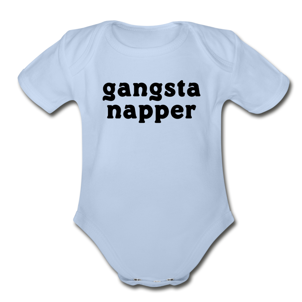 Gangsta Napper Bodysuit - sky