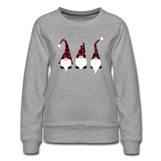 Gnome Women’s Premium Sweatshirt - heather gray