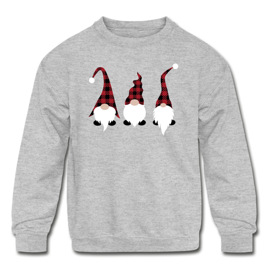 Gnome Kids' Crewneck Sweatshirt - heather gray