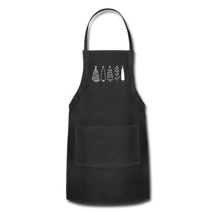 Trees Adjustable Apron - black