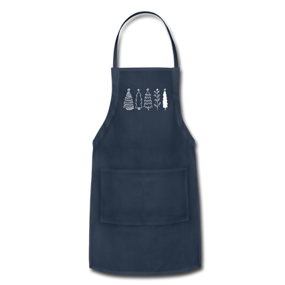 Trees Adjustable Apron - navy