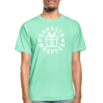 Gangsta Wrapper Adult Tagless T-Shirt - deep mint