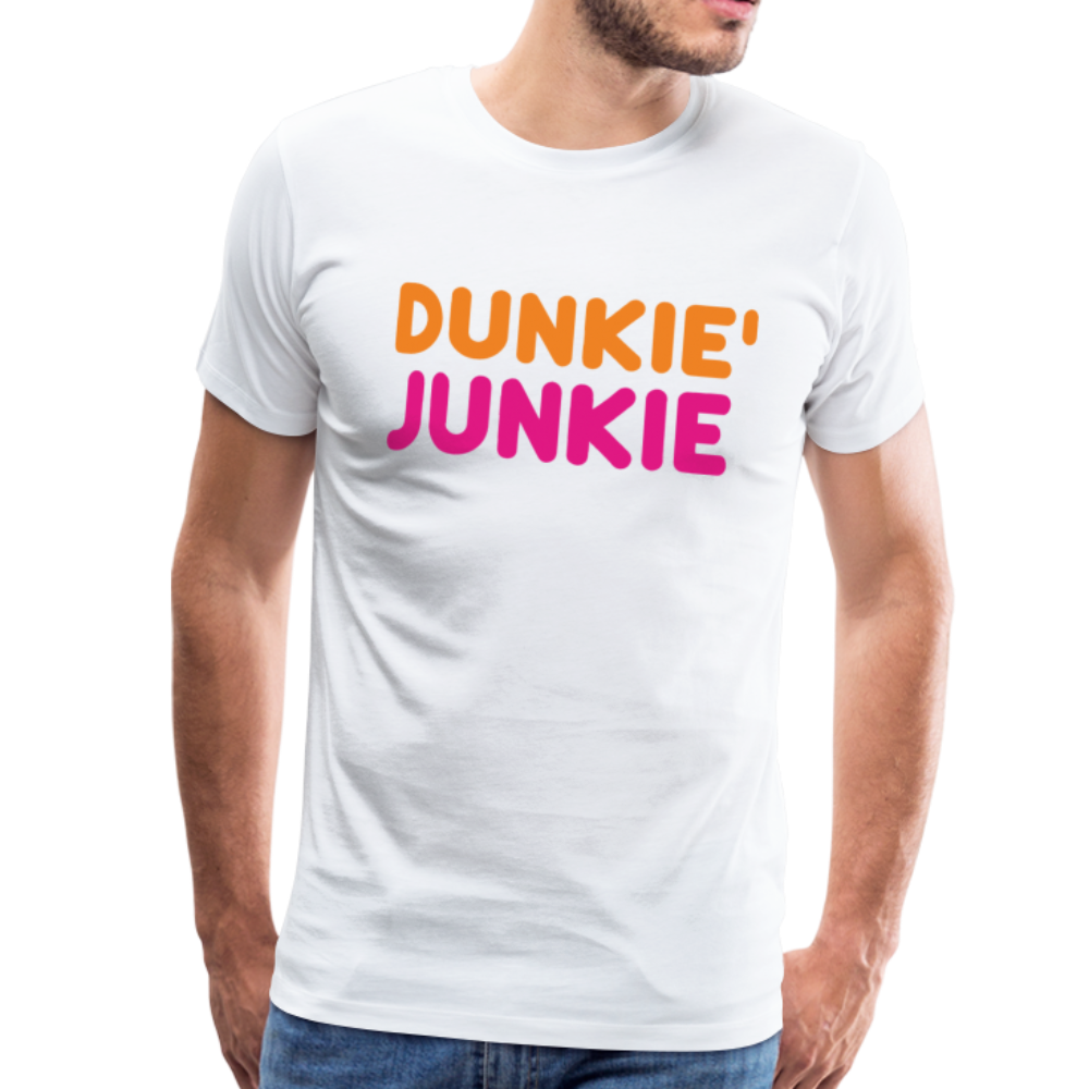 Dunkie' Junkie Premium T-Shirt - white