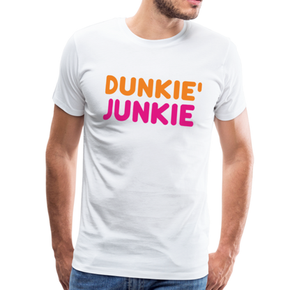 Dunkie' Junkie Premium T-Shirt - white