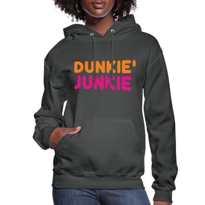 Dunkie' Junkie Women's Hoodie - asphalt