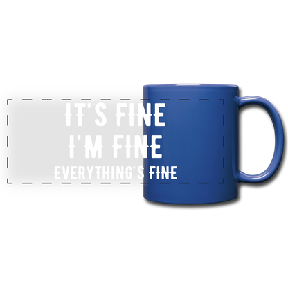 Fine Mug - royal blue