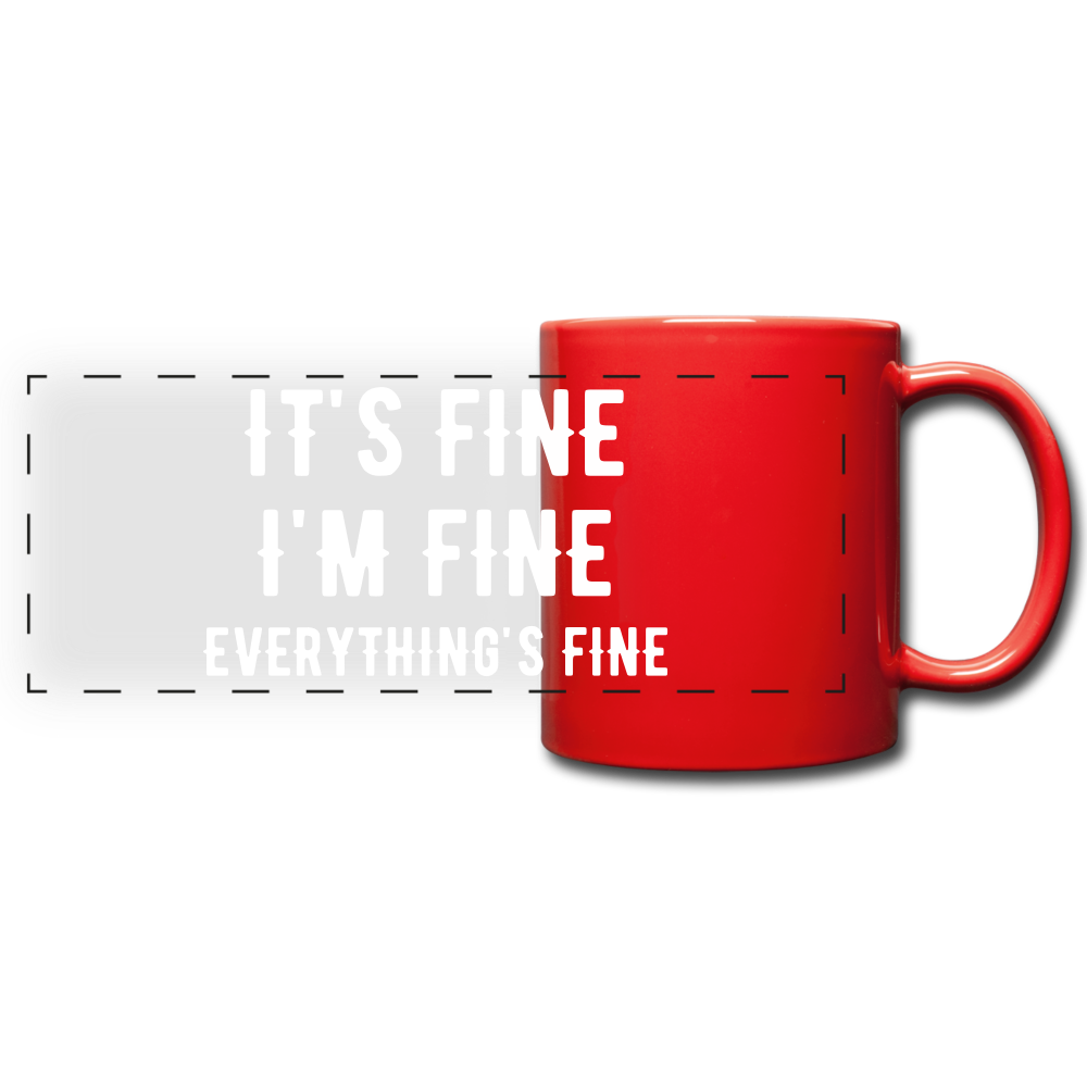 Fine Mug - red