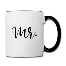 Load image into Gallery viewer, Mr. Contrast Coffee Mug - white/black
