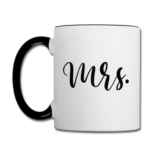 Load image into Gallery viewer, Mrs. Contrast Coffee Mug - white/black
