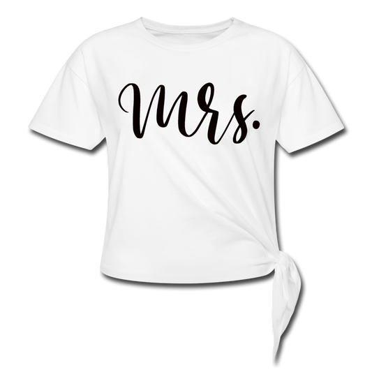 Mrs. Knotted T-Shirt - white