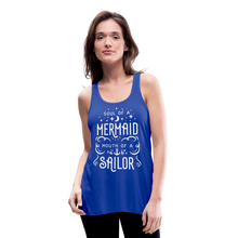 Load image into Gallery viewer, Mermaid-Sailor Flowy Tank Top - royal blue
