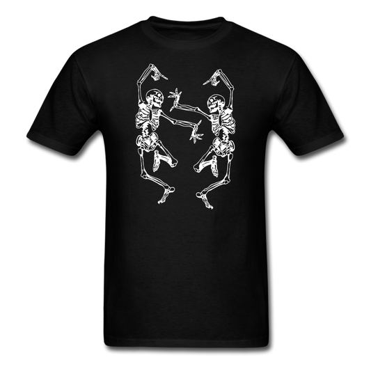 Unisex Dancing Bones Classic T-Shirt - black