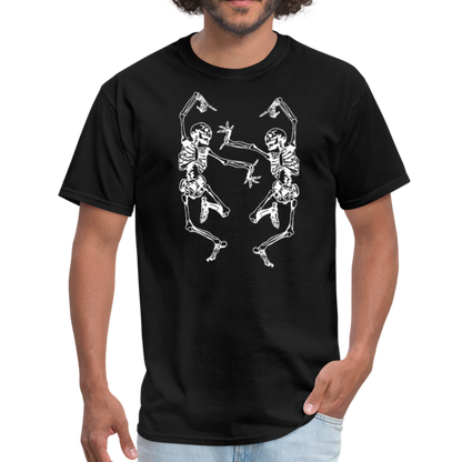 Unisex Dancing Bones Classic T-Shirt - black