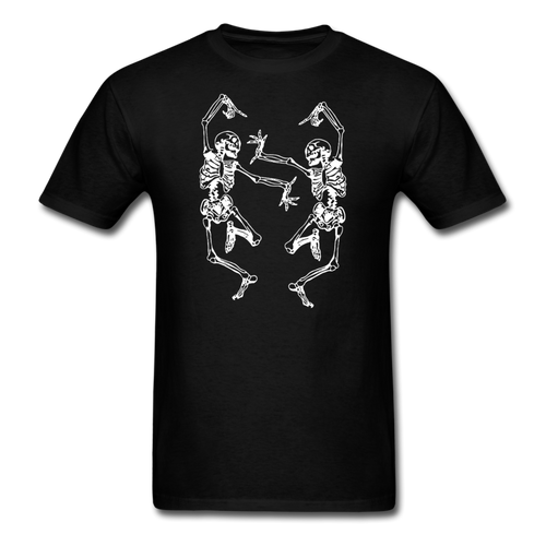 Unisex Dancing Bones Classic T-Shirt - black