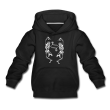 Load image into Gallery viewer, Kids‘ Dancing Bones Premium Hoodie - black
