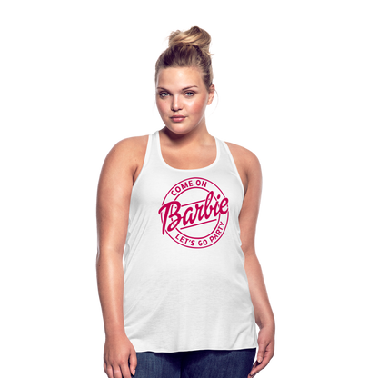 Barbie Bride Flowy Tank Top - white