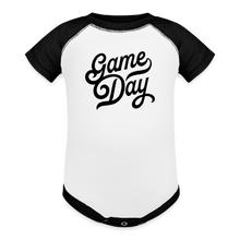 Load image into Gallery viewer, Game Day Baby Bodysuit - white/black
